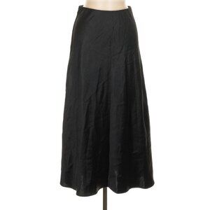 Wilfred Black Silk Like Skirt, Size M